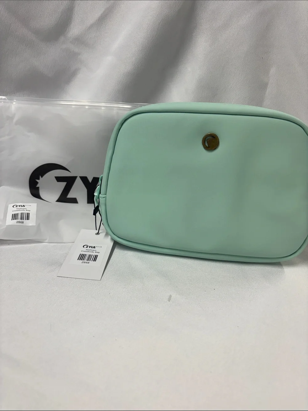 Zyia Seafoam crossbody bag